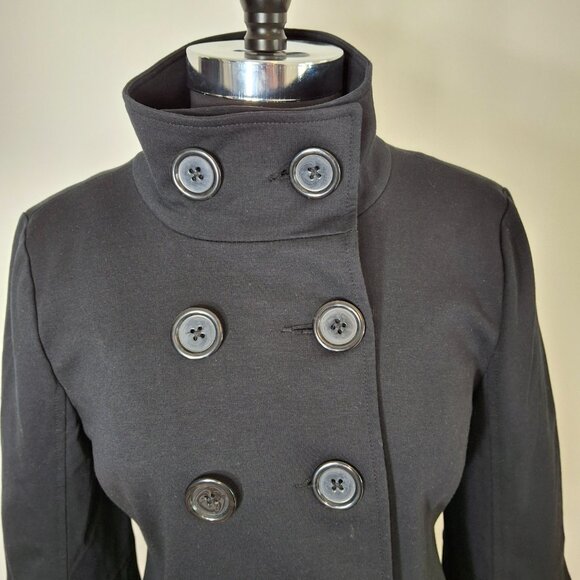 Vintage Peacoat Womens Military Style Utility Jacket Sz L Cropped Goth Gorpcore - Picture 8 of 12